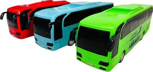 Sürtmeli Otobüs Set 3Lü Mavi Kırmızı Yeşil