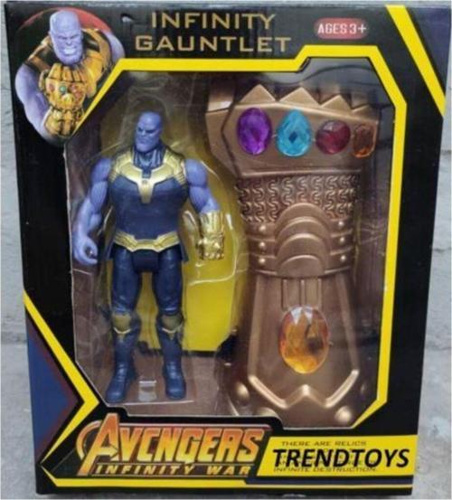 Oyuncak Avanger Thanos Işıklı Figür Ve Eldiven