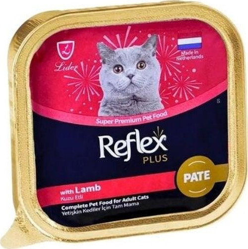 Pate Kuzu Etli Yetişkin Konserve Kedi Maması 85 Gr
