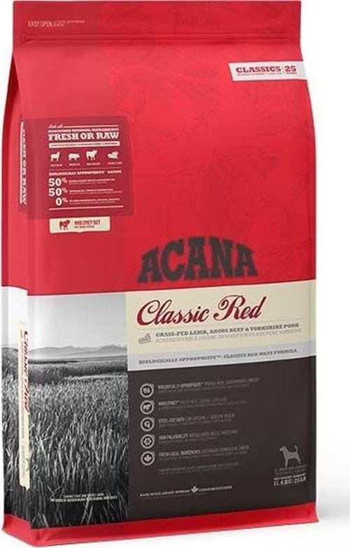 Classics Red Düşük Tahıllı Etli ve Sebzeli Yetişkin Köpek Maması 11.4 Kg - Petshopundan