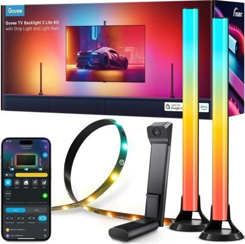 Arka Aydınlatma 3 Lite Kit TV LED 55-65 inç (Wi-Fi ve Bluetooth Destekli, Alexa ve Google Assi