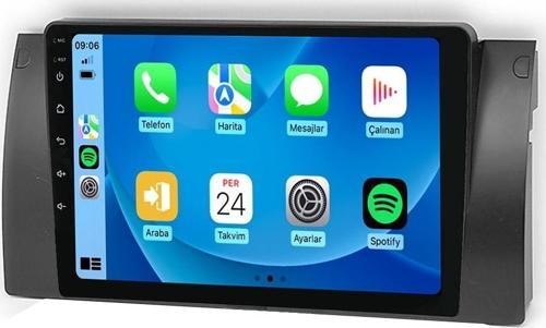 MTC 332 Serisi Bmw E39 1996-2006 Model Uyumlu 4GB Ram 32GB Hafıza Carplay Android Auto Destekli Multimedya Navigasyonlu Teyp