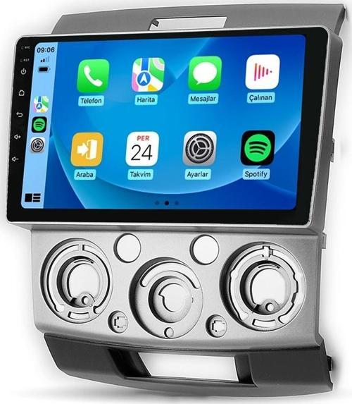 MTC 332 Serisi Ford Ranger 2006-2010 Model Uyumlu 4GB Ram 32GB Hafıza Carplay Android Auto Destekli Multimedya Navigasyonlu Teyp