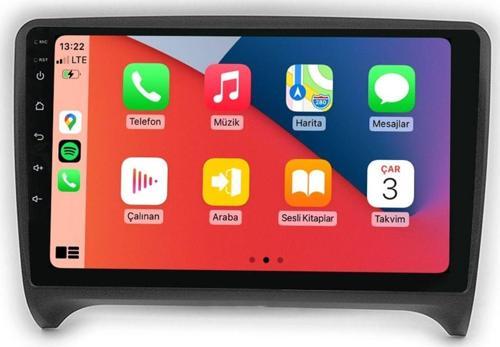 MTC 432 Serisi Audi TT 2002-2008 Model Uyumlu 4GB Ram 64GB Hafıza Carplay Android Auto Destekli Multimedya Navigasyonlu Teyp