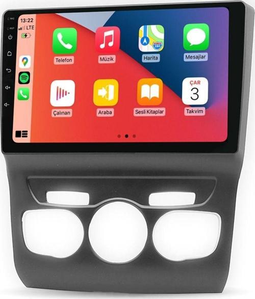 MTC 432 Serisi Citroen C4 2012-2017 Model Uyumlu 4GB Ram 64GB Hafıza Carplay Android Auto Destekli Multimedya Navigasyonlu Teyp