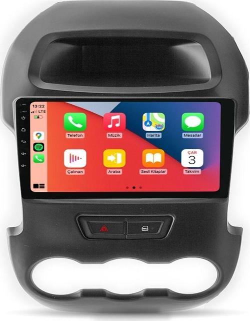 MTC 432 Serisi Ford Ranger 2011-2014 Model Uyumlu 4GB Ram 64GB Hafıza Carplay Android Auto Destekli Multimedya Navigasyonlu Teyp