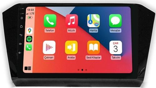 MTC 432 Serisi Volkswagen Passat B8 Carplay Android Auto Destekli Multimedya Navigasyonlu Teyp