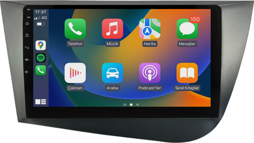-MTC 632Modeli Seat Leon 2016-2010 6-64GB Android Multimedya Teyp