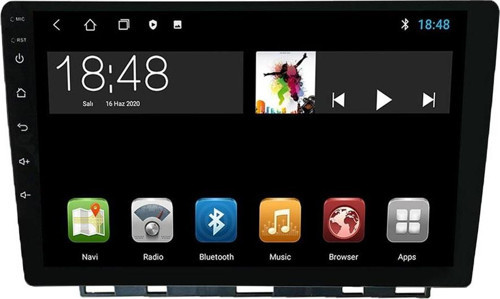 MTC-232 Serisi Renault Clio 5 2020-2023 Model Uyumlu 2GB Ram 32GB Hafıza 2+32 Carplay Android Auto Destekli Multimedya Navigasyonlu Teyp