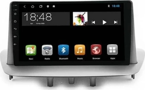 MTC-232 Serisi Renault Megane 3 Fluence Model Uyumlu 2GB Ram 32GB Hafıza Carplay Android Auto Destekli Multimedya Oem Navigasyonlu Teyp