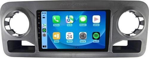 MTC-332 Serisi Mercedes Sprinter 2019-2024 Model Uyumlu 4GB Ram 32GB Hafıza Carplay Android Auto Destekli Multimedya Navigasyonlu Teyp