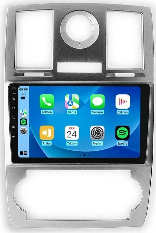 MTC-432 Serisi Chrysler 300 C 2005-2010 Model Uyumlu 4GB Ram 64GB Hafıza Carplay Android Auto Destekli Multimedya Navigasyonlu Teyp