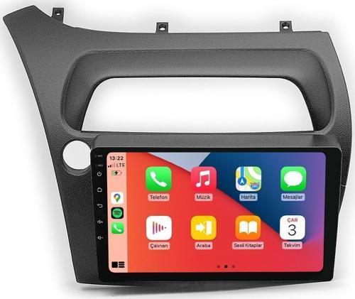 MTC-432 Serisi Honda Civic HB 2006-2011 Model Uyumlu 4GB Ram 64GB Hafıza Carplay Android Auto Destekli Multimedya Navigasyonlu Teyp