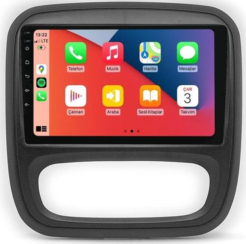 MTC-432 Serisi Renault Trafic 2015-2021 Model Uyumlu 4GB Ram 64GB Hafıza Carplay Android Auto Destekli Multimedya Navigasyonlu Teyp