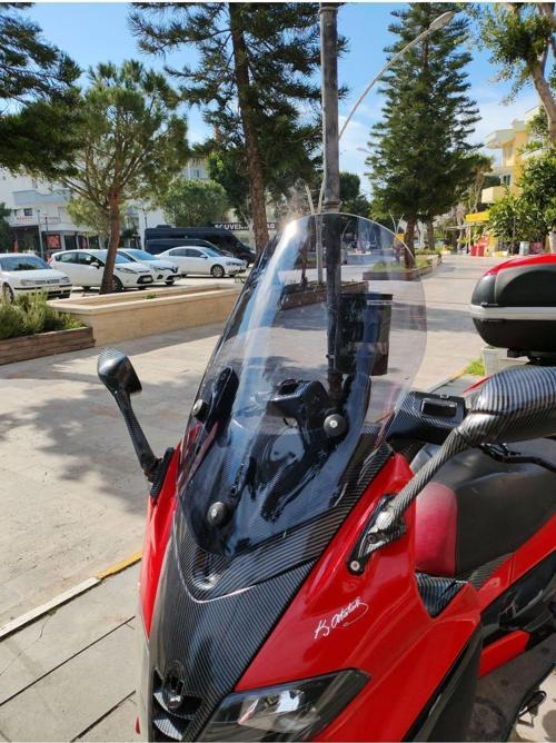 Gilera Nexus 500 Siperlik Ön Cam 2004 2008 Model 58cm Açıkfüme Renkli 4mm UZUN CAM
