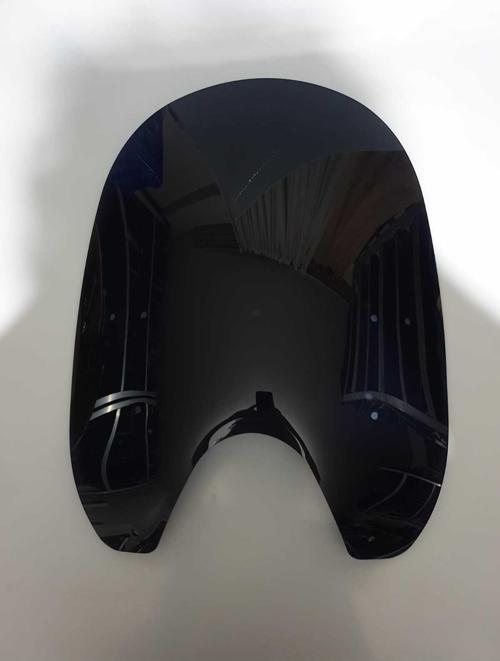 Harley Davidson Fatboy Siperlik Ön Cam 2000-18 Model 63cm Siyah Renkli 4mm APARATSIZDIR