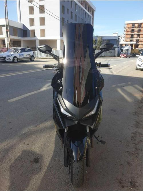 Kymco Krv 200 Siperlik Ön Cam 2022 2024 Model 75cm Siyah Renkli 4mm UZUN CAM