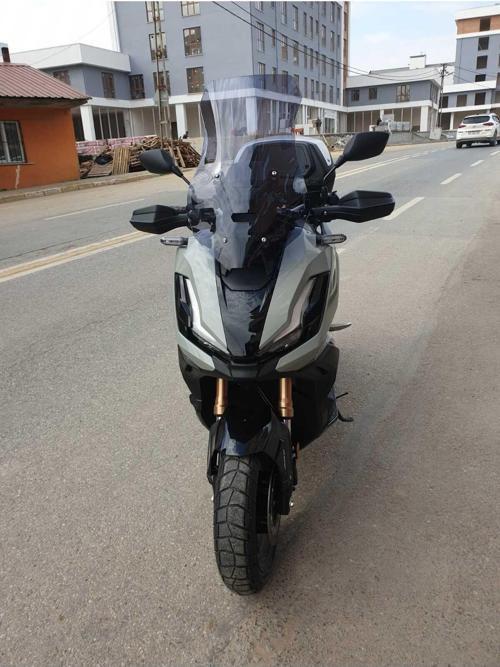 Honda Adv 350 Siperlik Ön Cam 2023 2024 Model 60cm Açıkfüme Renkli 4mm ORTA BOYLU CAM