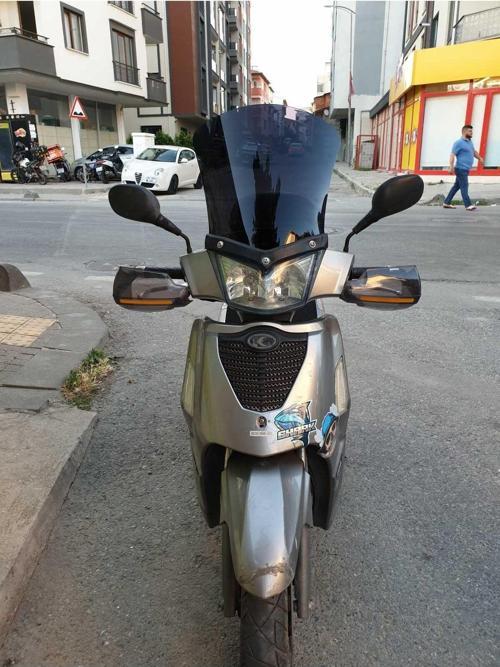 Kymco People S 200 Siperlik Ön Cam 2011 Model 48cm Siyah Renkli 4mm UZUN CAM