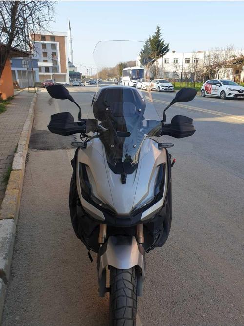 Honda Adv 350 Siperlik Ön Cam 2023 2024 Model 72cm Şeffaf Renkli 4mm UZUN CAM