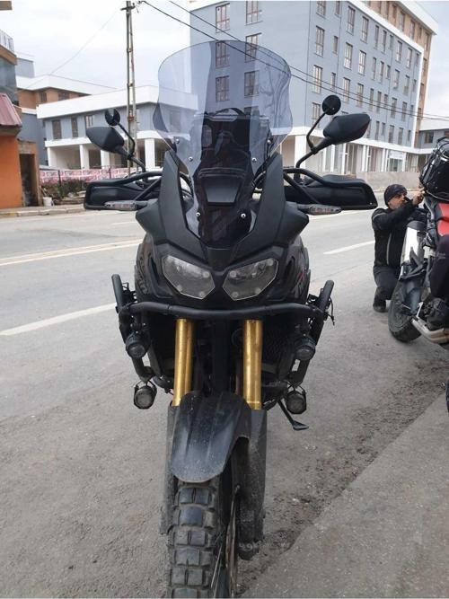 Honda Afrika Twin CRF 1000 Siperlik Ön Cam 2016 2020 Model 55cm Açıkfüme Renkli 4mm UZUN CAM