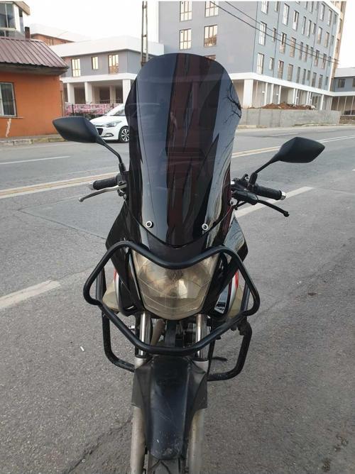 Honda CBF 150 Siperlik Ön Cam 2005 2017 Model 51cm Siyah Renkli 4mm