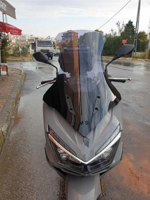 Mondial Strada 125 Siperlik Ön Cam 2023 2024 Model 75cm Açıkfüme Renkli 4mm UZUN CAM