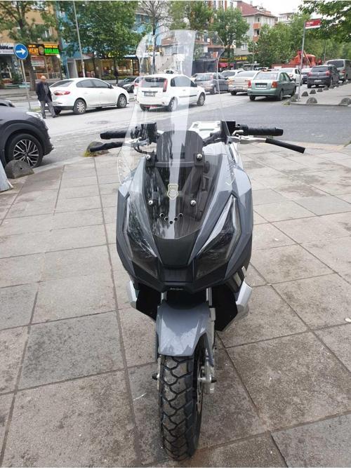 MotoGusto Dream 150 Siperlik Ön Cam 2023 2024 Model 75cm Şeffaf Renkli 4mm UZUN CAM