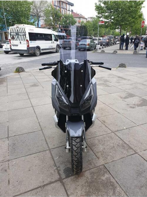 MotoGusto Dream 150 Siperlik Ön Cam 2023 2024 Model 78cm Açıkfüme Renkli 4mm UZUN CAM
