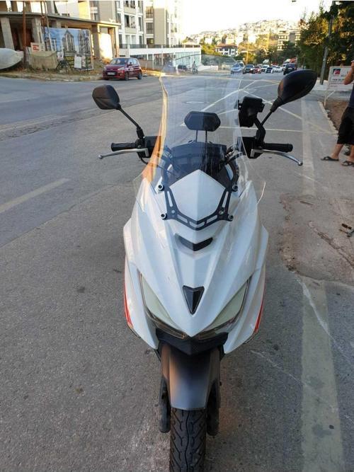 Motolüx Mtx 125 Siperlik Ön Cam 2022 2024 Model 65cm Şeffaf Renkli 4mm ORTA BOYLU CAM