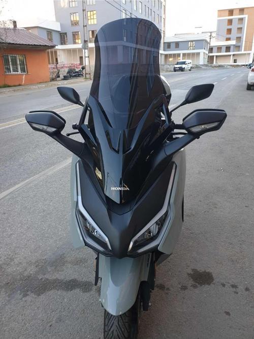 Honda Forza250 Siperlik Ön Cam 2021 2024 Model 63cm Siyah Renkli 4mm UZUN CAM