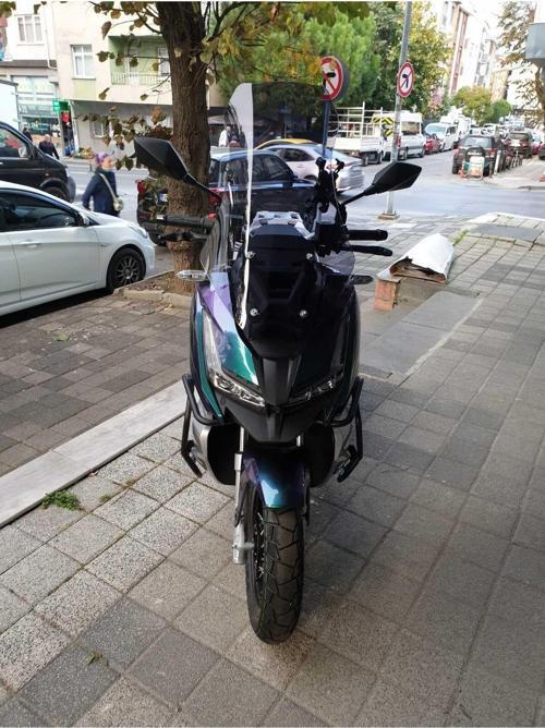 Barossa ADV 125 Siperlik Ön Cam 2024 Model 75cm Açık füme Renkli 4mm UZUN CAM