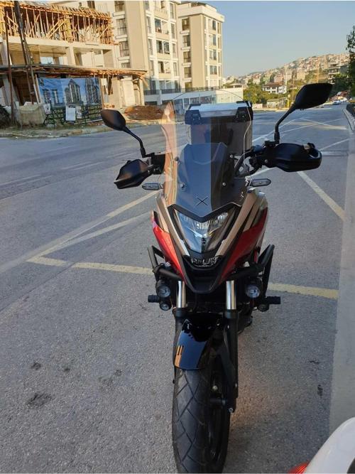 Honda Nc 700 750 X Siperlik Ön Cam 2021 2024 Model 50cm Şeffaf Renkli 4mm ORTA BOYLU CAM