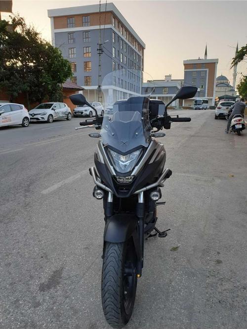 Honda NC 700 750 X Siperlik Ön Cam 2021 2024 Model 59cm Şeffaf Renkli 4mm UZUN CAM