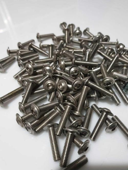 Motosiklet Camı Vida seti 5×2.5cm (4 Adet) Krom Renkli