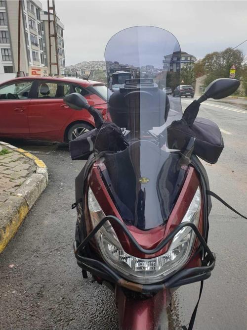 Honda Pcx Siperlik Ön Cam 2011 2013 Model 83cm Açıkfüme Renkli 4mm UZUN CAM