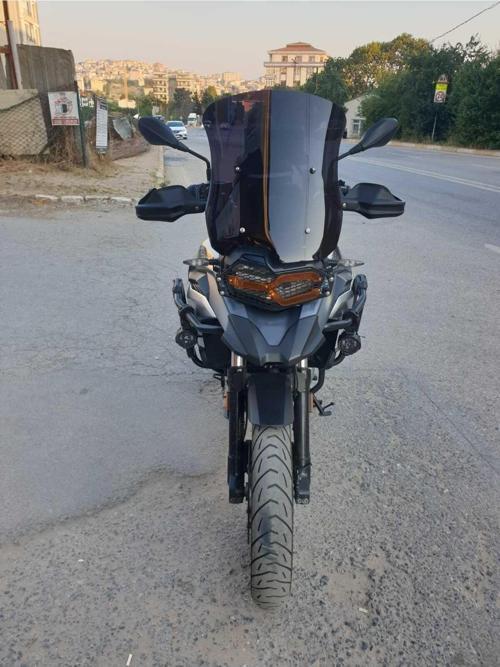 Bmw F750 GS Siperlik Ön Cam 2018-2023 Model 48cm Siyah Renkli 4mm