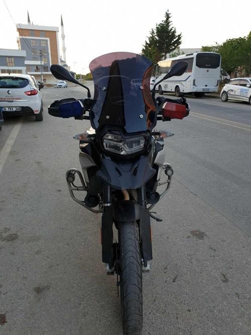 Bmw F850 GS ADV Siperlik Ön Cam 2018 2023 Model 46cm Siyah Renkli 4mm