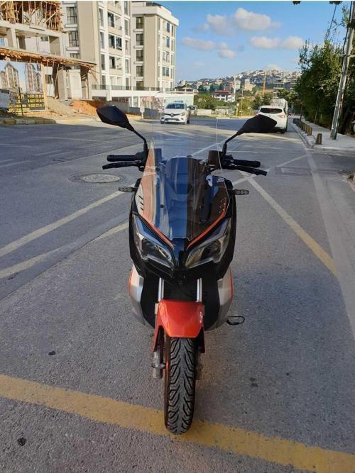 QJ ATR 125 Siperlik Ön Cam 2023 2024 Model 75cm Şeffaf Renkli 4mm UZUN CAM