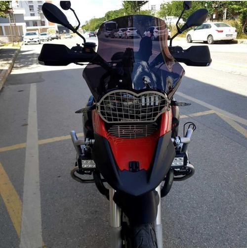 Bmw R 1200 GS Siperlik Ön Cam 2004 2012 Model 50cm Siyah Renkli 4mm UZUN CAM
