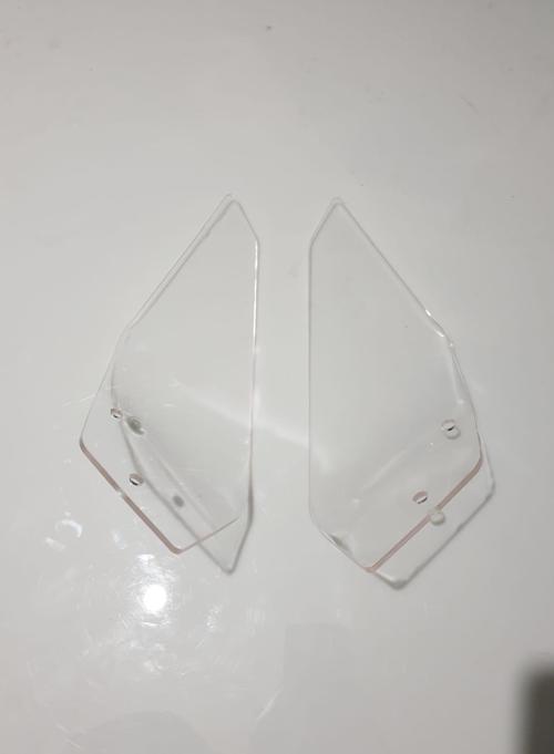 Bmw R1200 1250 GS 2013 2024 Model Yan Deflektör Böbrek Koruma Camı Rüzgarlık Şeffaf Renkli Çift