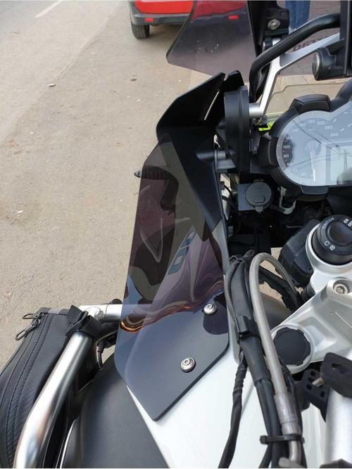 Bmw R1200 1250 GS 2013 2024 Model Yan Deflektör Rüzgarlık Siyah Renkli Çift