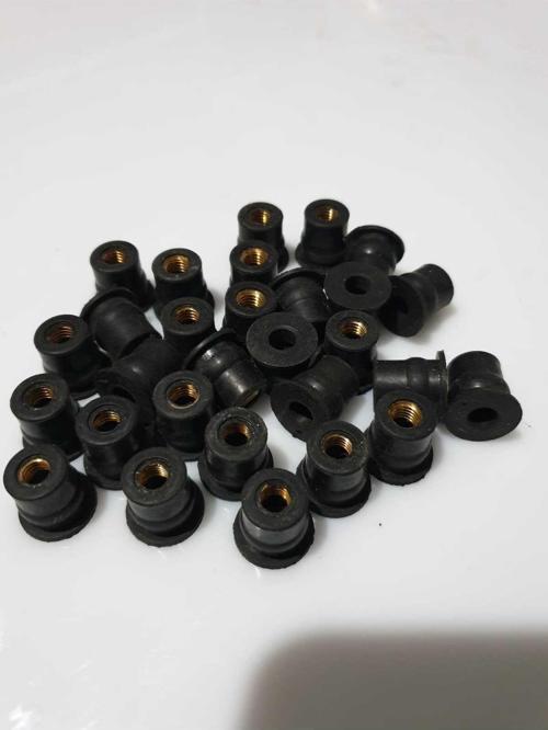 Motosiklet Siperlik Ön Cam Somunu ( M6 ) (100 Adet) 6x13x15mm
