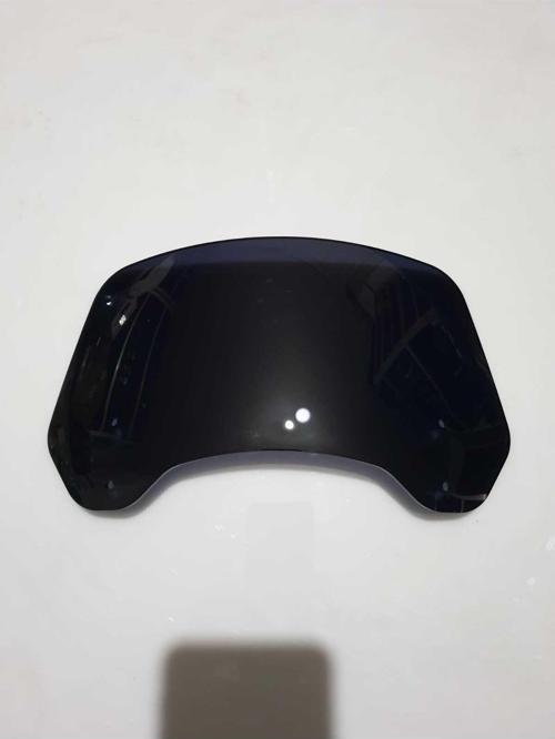 Rüzgar Saptırıcı Deflektör Camı 2 Delikli 4cm 35x18cm Siyah Renkli (SADECE CAM GÖNDERİLİR)