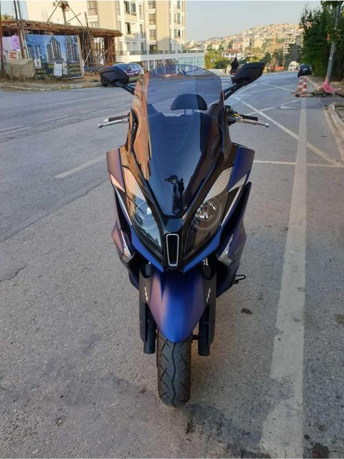 Kymco Downtown 250i Siperlik Ön Cam 2016 2024 Model 60cm Açıkfüme Renkli 4mm BOY