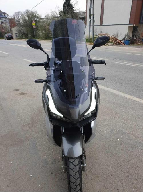 RKS Veloce 150 Siperlik Ön Cam 2023 2024 Model 75cm Açıkfüme Renkli 4mm UZUN CAM