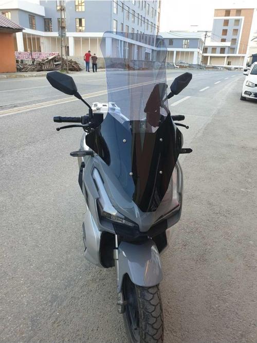 RKS Veloce 150 Siperlik Ön Cam 2023 2024 Model 78cm Açıkfüme Renkli 4mm UZUN CAM