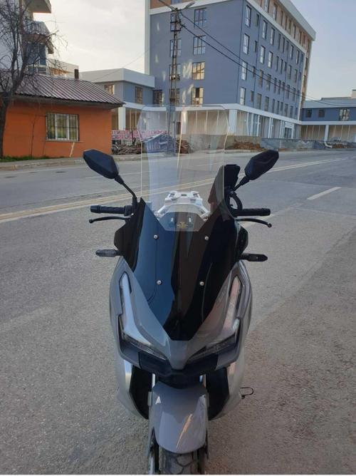 RKS Veloce 150 Siperlik Ön Cam 2023 2024 Model 78cm şeffaf Renkli 4mm UZUN CAM