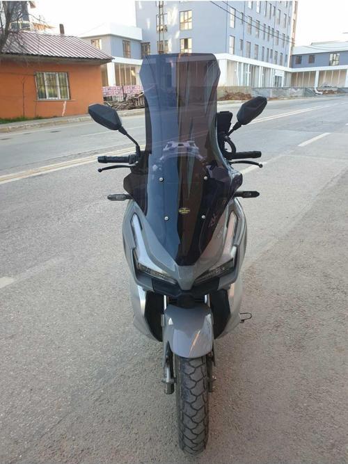 RKS Veloce 150 Siperlik Ön Cam 2023 2024 Model 78cm Siyah Renkli 4mm UZUN CAM