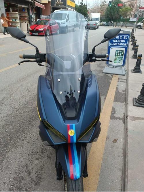 RKS Vieste 249 Siperlik Ön Cam 2022 2024 Model 55cm Açıkfüme Renkli 4mm KISA SPOR CAM